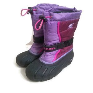 SOREL boots winter purple sz 2